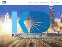 Tablet Screenshot of kochdevelopment.com